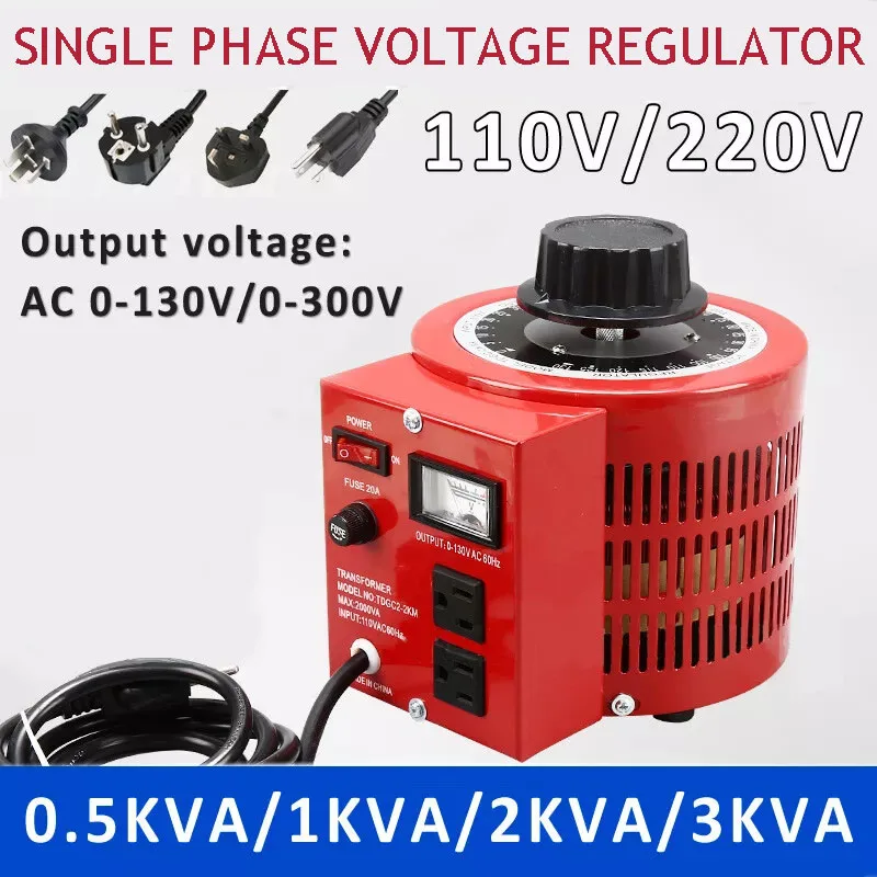 Vatiac Variable Transformer 220v 24v Variable Voltage Transformer Ac 115v Single Small Machine Electronic 2000w AUTOTRANSFORMER
