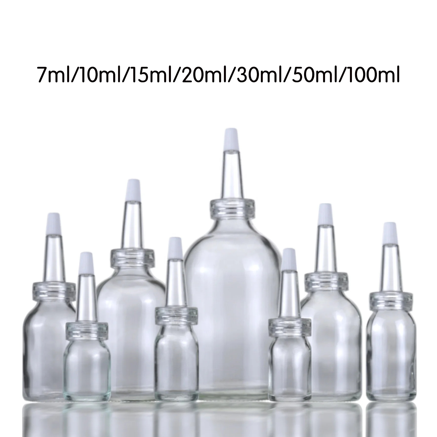 Empty Sterile Vials 5ml 7ml 8ml 10ml 15ml 20ml 30ml 50ml 100ml Thick Injection Glass Bottle Medicine Bottle with Pulling Caps