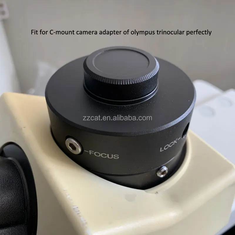 Full Metal C Mount Dust Cover 25.4mm Microscope Camera Lens Adapter Protector Cover