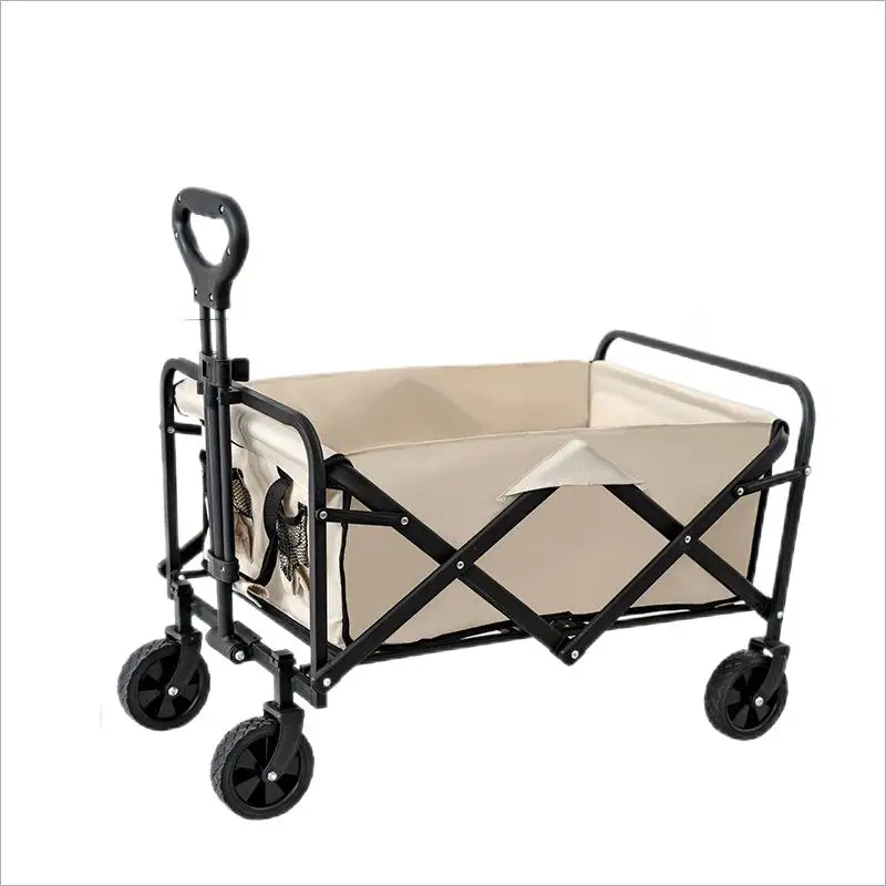 Heavy Duty Collapsible All Terrain Utility Wagon Beach Cart Camping ...