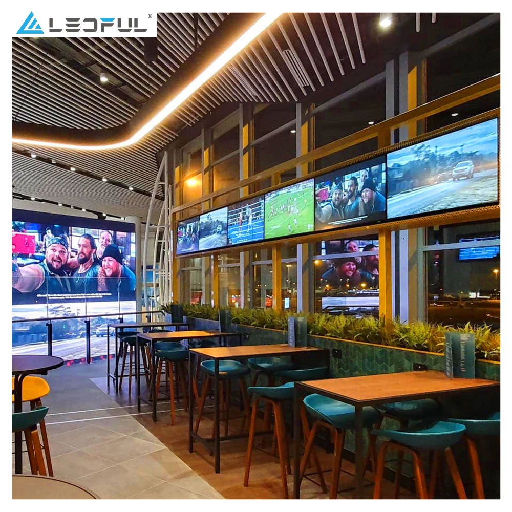 Square SMD LED Panels LED Billboard Stage Customised Cube LED Display Screen