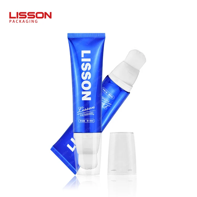 Plastic Cosmetic Face Mask Cream Brush Tube Packaging for Face Cleanser