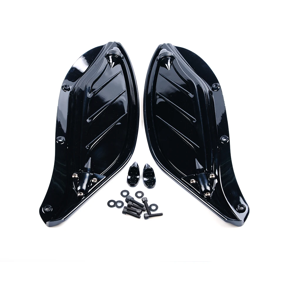 Side wings Windshield Air Deflectors For Harley Street Glide Touring FLHR FLHT 