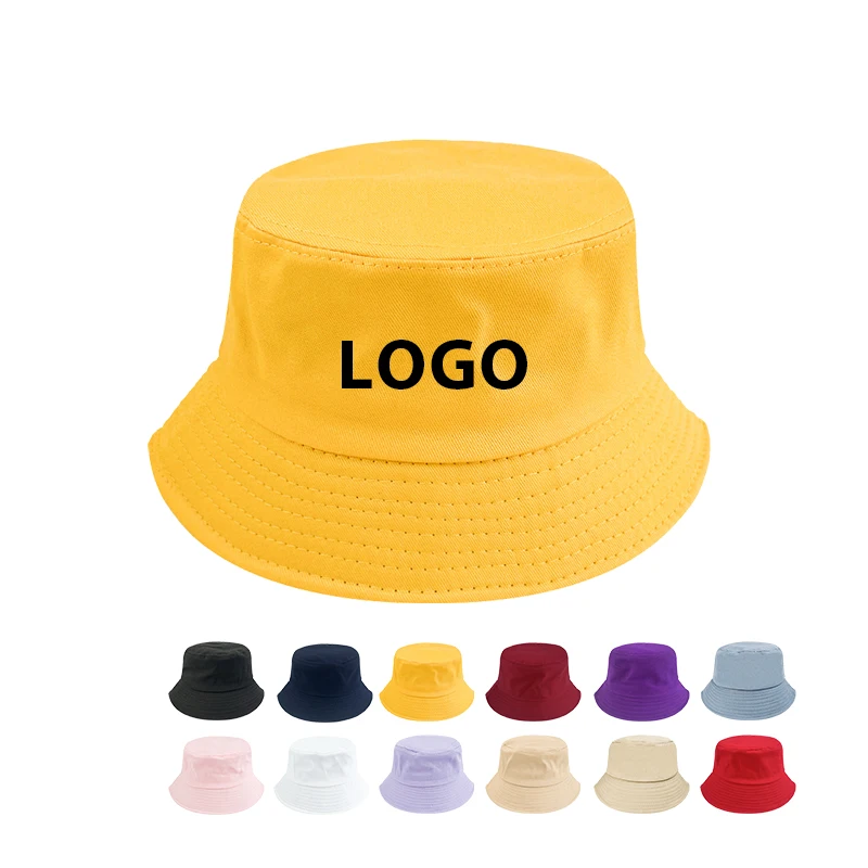 Custom Cotton Bucket Hats Embroidery Designer Hat Bucket Hats With Custom Logo