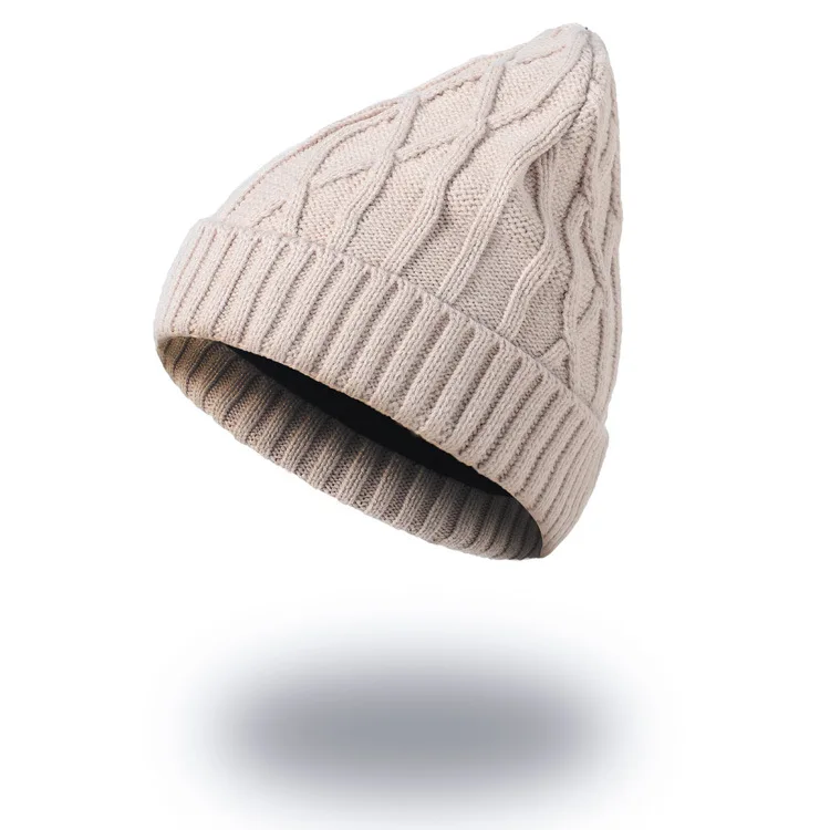 Waterproof Cable Knit Beanie Hat