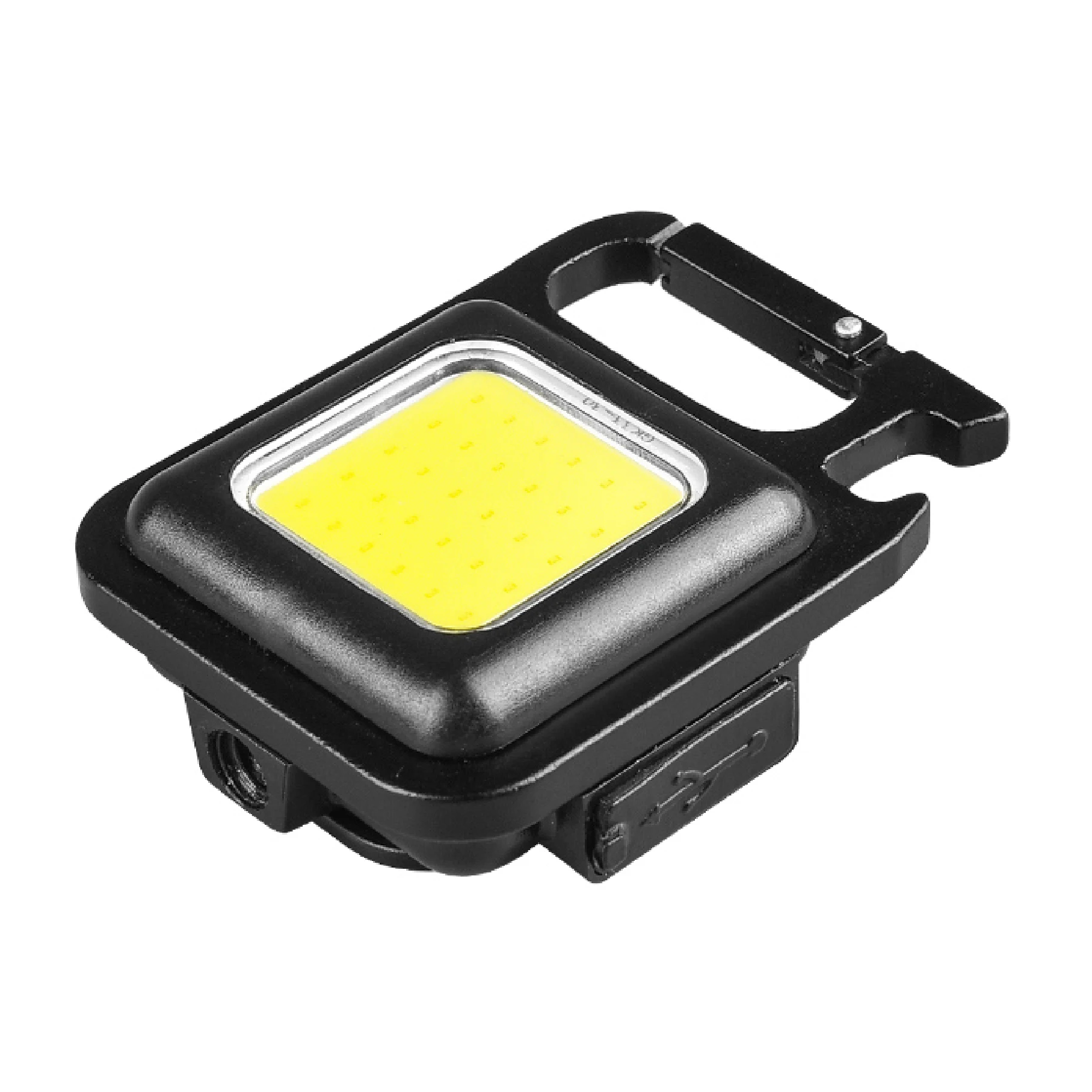 Mini Portable  Super Brightness Strong USB COB LED Rechargeable Torch Work Light Small Pocket Flashlights Camping Keychain Light