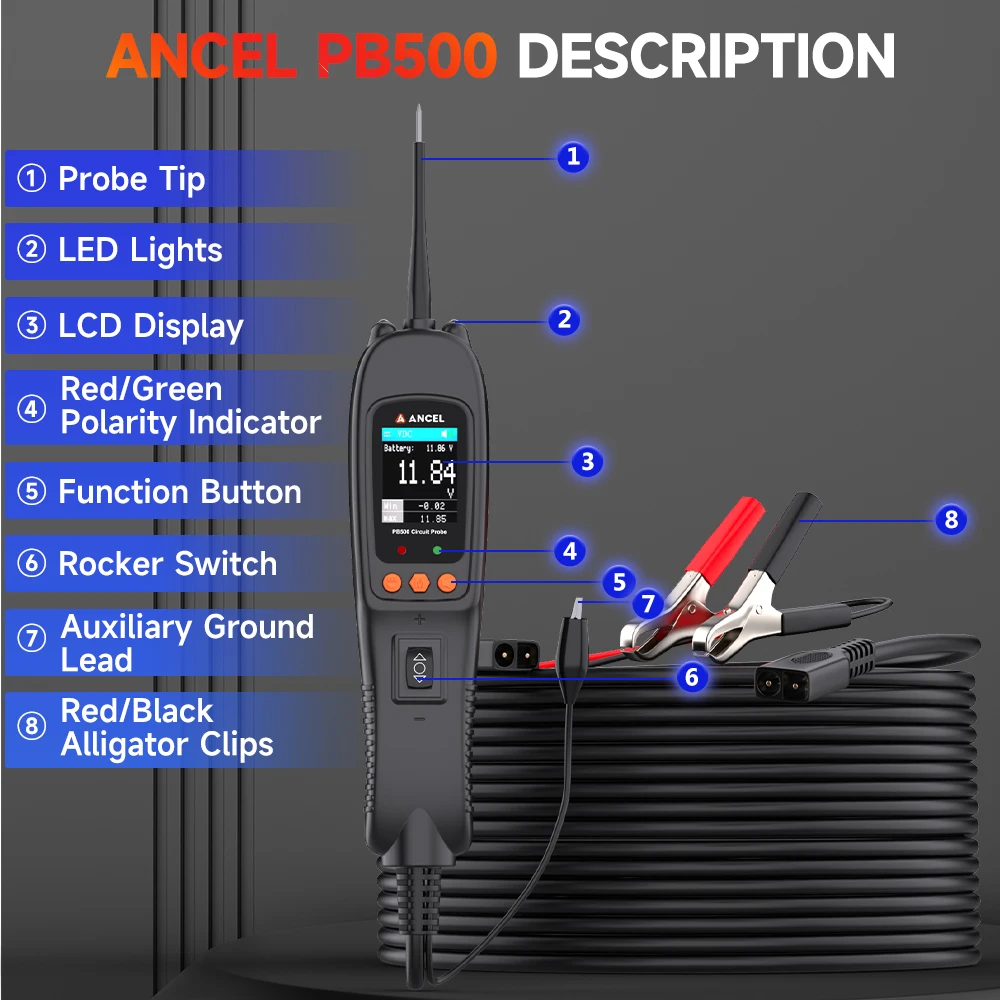 ANCEL PB500 Saat Digunakan