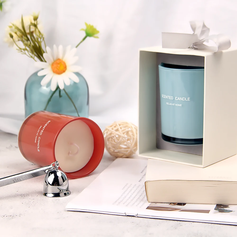 Wholesale 6 Oz Modern Candle Vessels Thick Glass Candle Jar Luxury ...