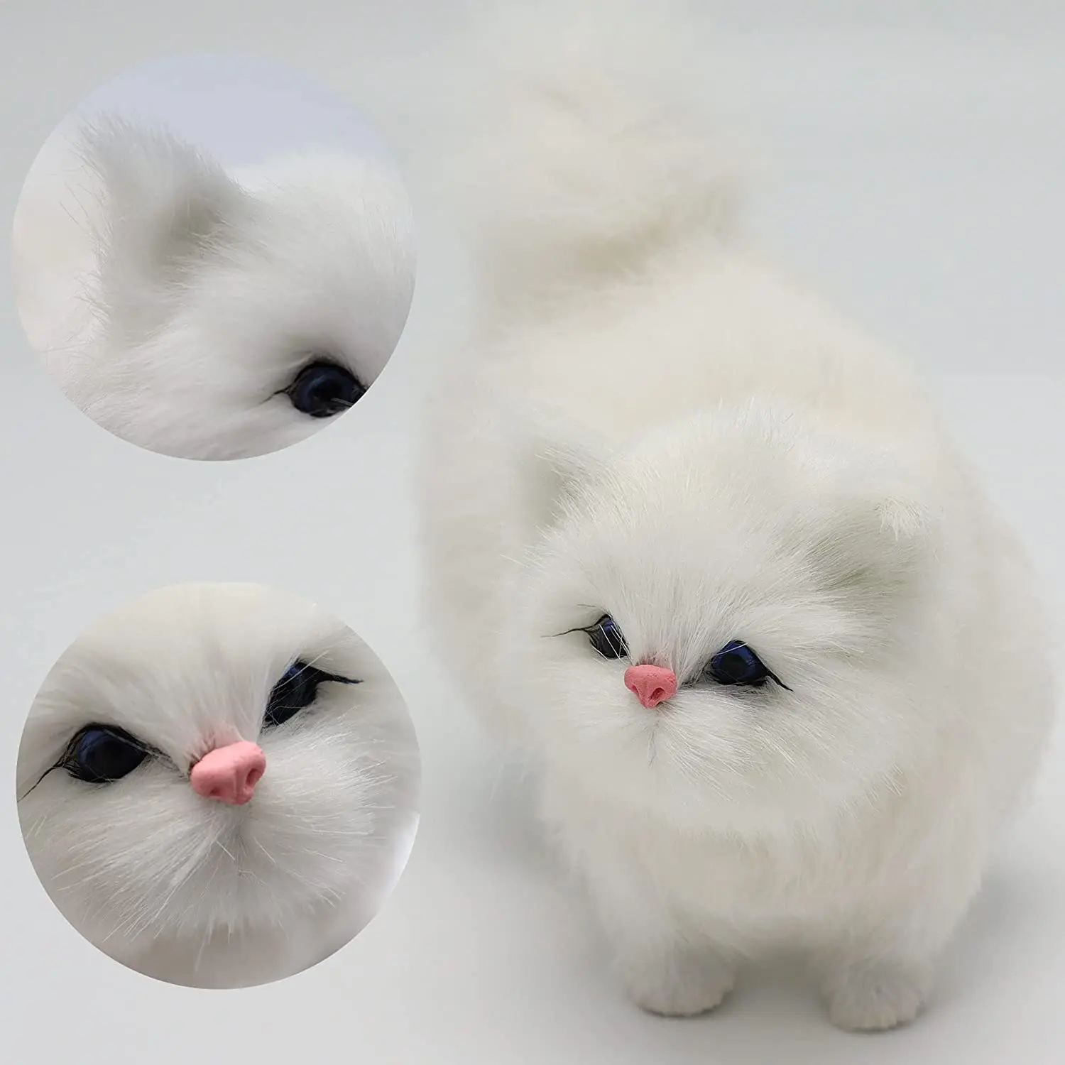 Pelúcia Cauda de Gato Realista Lolita Neko Cosplay Prop Acessórios de  Simulação de Animais de JK Kawaii Função de Halloween Jogo Presente de  Natal venda / Fantasias E Acessórios