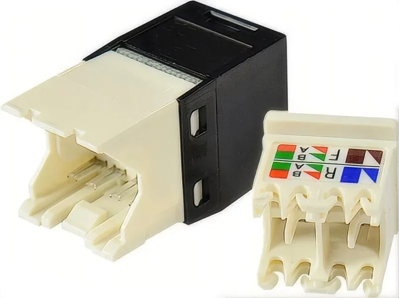 Module rj45 Cat6 Cat6e UTP Female Keystone Jack connectors for ...