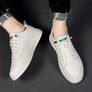 Men's XQ Trendy Summer Running Shoes Korean Casual Style Small White Slip-On Non-Slip Wear-Resistant Rubber Insole Fashion Trend