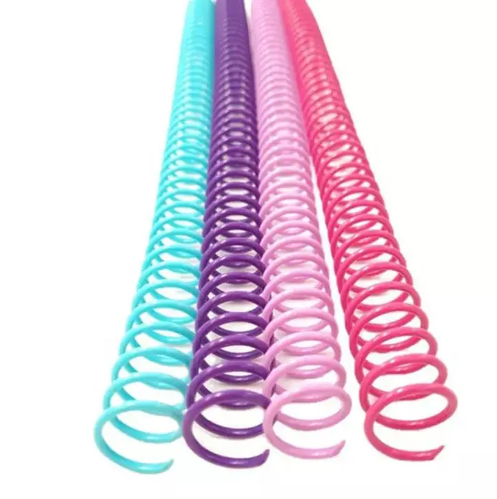 Paquete De 50 Bobinas De Encuadernación En Espiral De Plástico, 0.787