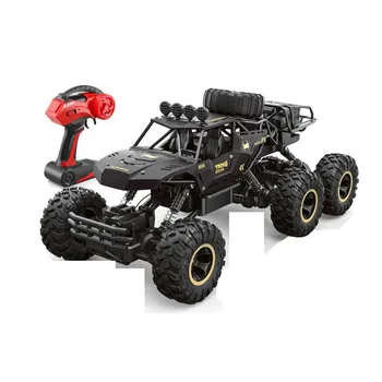 High Speed 6WD Alloy 46cm Big RC Vehicle 2.4Ghz Off Road RC Rock Climbing Electric Remote Oversized Remote Control Car