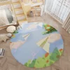 Circle-childhood paper airplane
