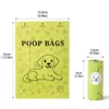 Nouveau sac de ramassage vert fluo-rouleau simple