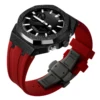 Black Case+Red Band