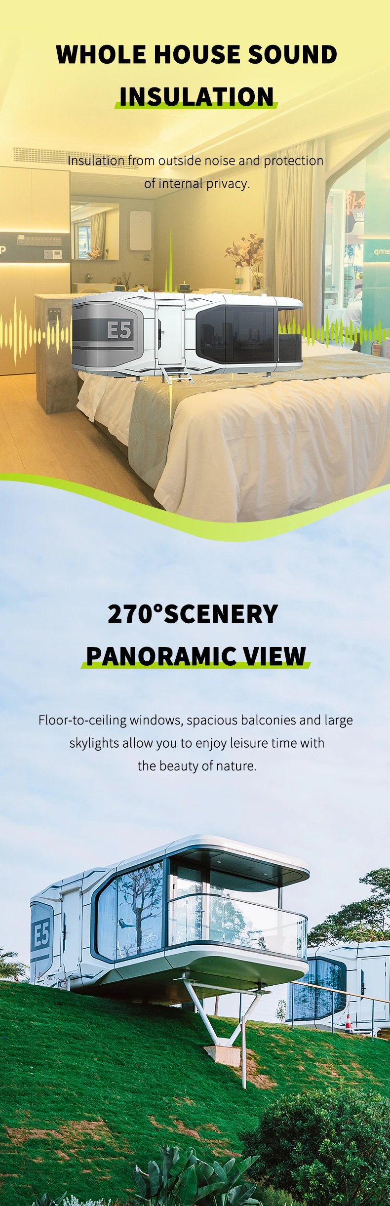 Zcamp E5 Container Homes Luxury Container Home Prefab Portable