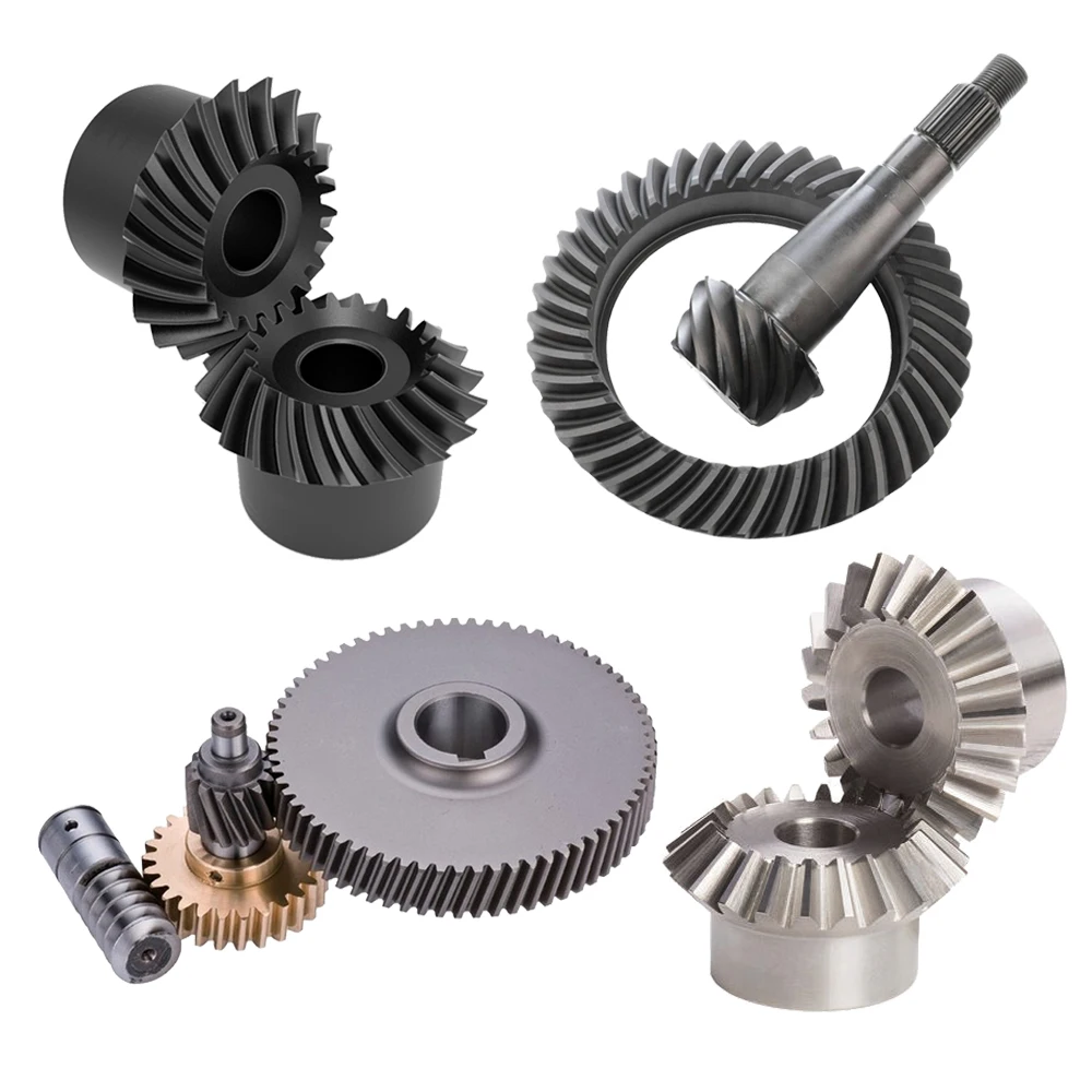 Custom Cnc Machining Stainless Steel Pinion Gear Shaft Metal Plastic Spur Gear Brass Small Spiral Angular Straight Bevel Gears