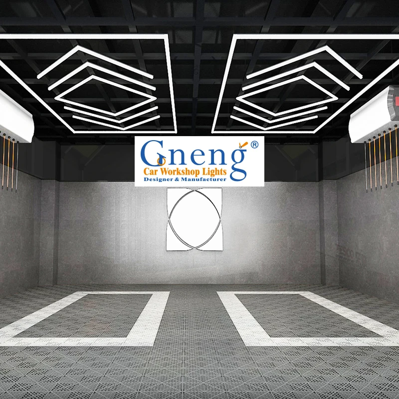 Factory Price Seamless Connection Led Lights for the Showroom Auto Inspection Car Workshop Light Detailing Light