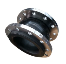 DN125 EPDM NBR Connector Compensator SS316L Flange Type Flexible Single Sphere Rubber Expansion Joint