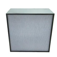 Senbao New H13 & H14 Efficient Industrial HEPA Electrostatic Air Filters Fiberglass Material 0.3m Porosity Box Construction