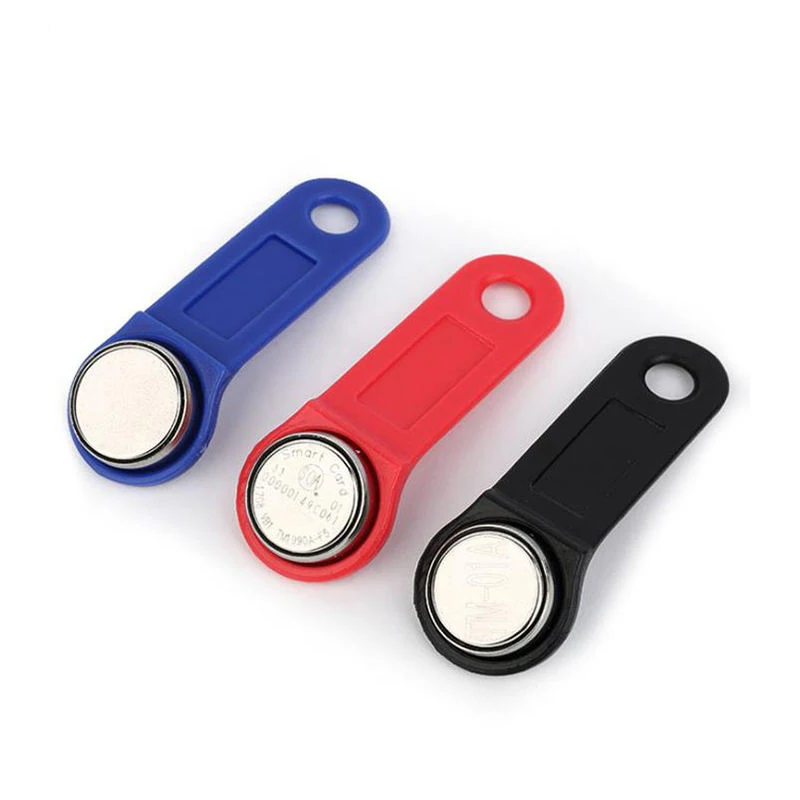 Multi-Color Dallas TM Handle Card DS1990A Information Button Contact Electronic Ibutton Keys Magnetic Dallas Key