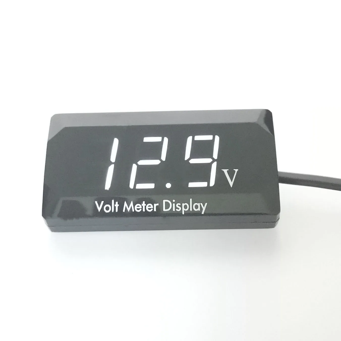 LED Motorcycle Waterproof Voltmeter Gauge Digital Display Voltmeter Panel Voltage Meter 12V Voltmeter for Motorbikes
