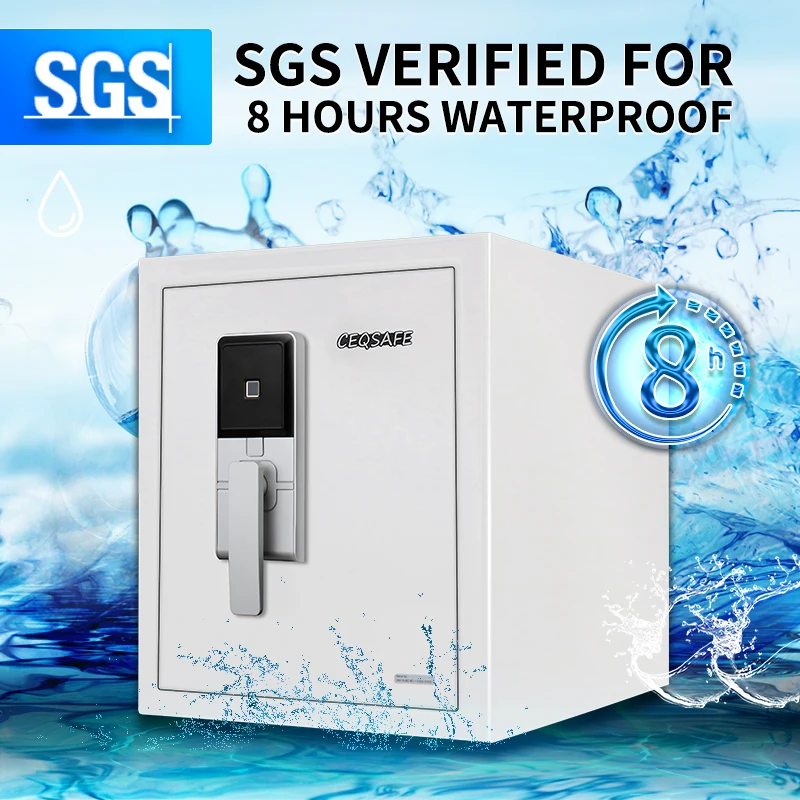 CEQSAFE Biometric Safe Electronic Digital Lock Smart Secret Fireproof Safe Box for Hotel or Home Use factory