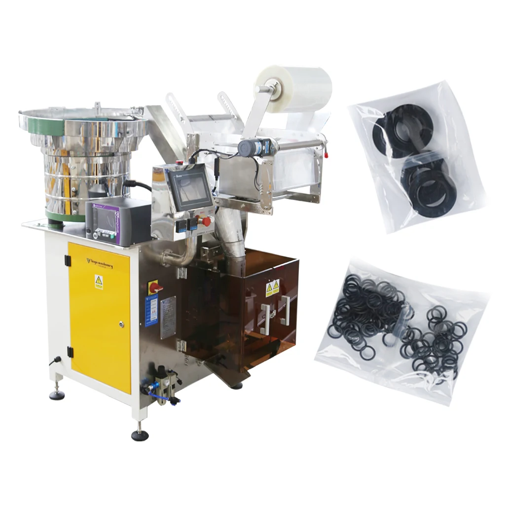 Multi-function Automatic Rubber O Ring Rubber Gasket Parts Counting and Packing Machine