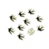 Black swallow pendant (10pcs)