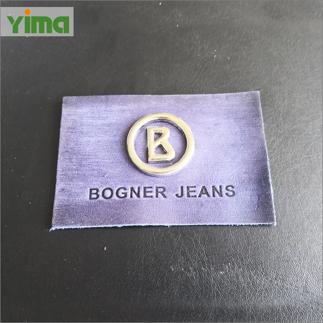 
Пользовательский логотип тисненые джинсы из натуральной кожи или ПВХ патч с металлом и этикеткой из ПУ для одежды 
