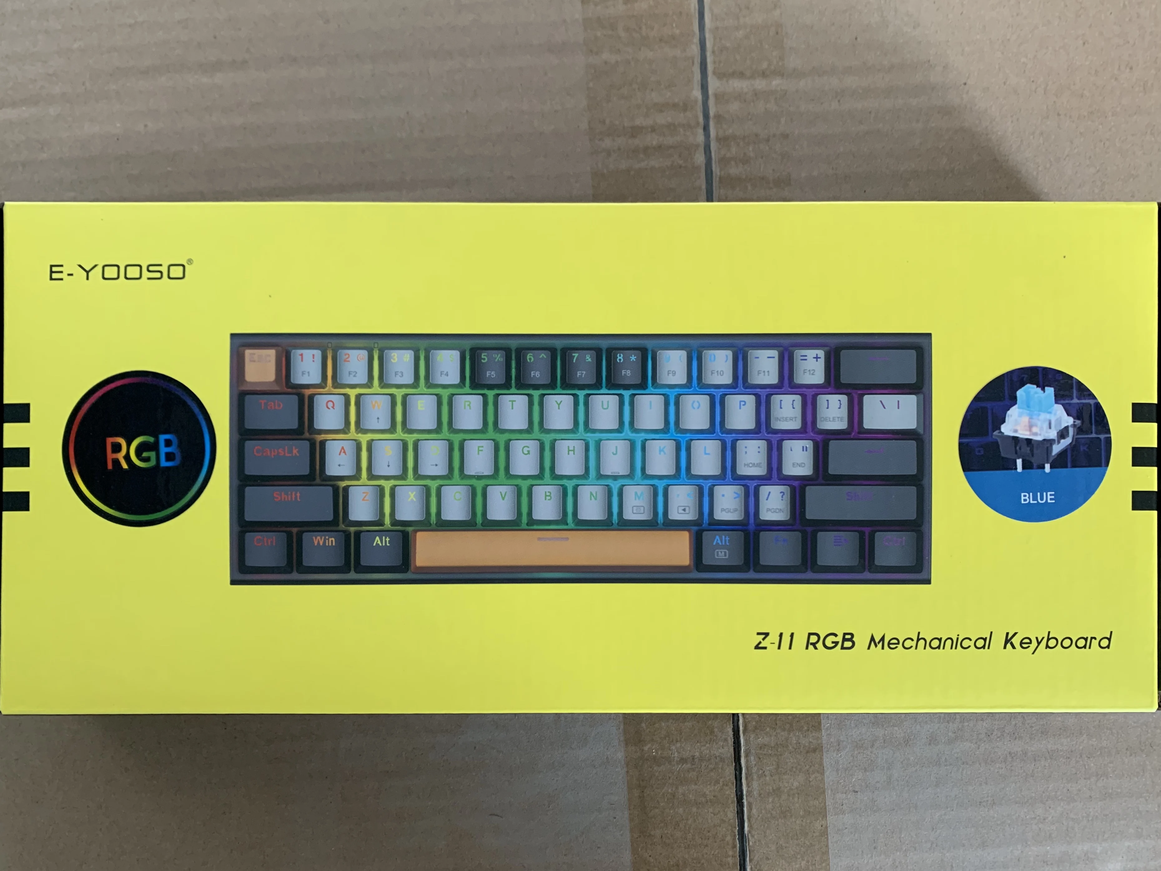 In Stock Gamer Computer Clavier Teclado61 Keys Rgb Oem Gaming Keyboard