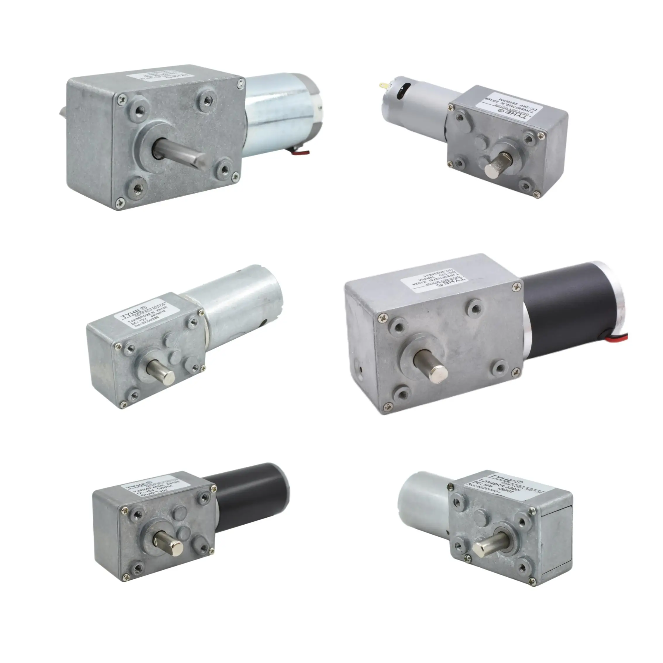 TYHE Good Price Motor  Low Power High Torque Low Noise High Speed Low Speed Mini Dc Worm Gear  Motors with Metal Gears
