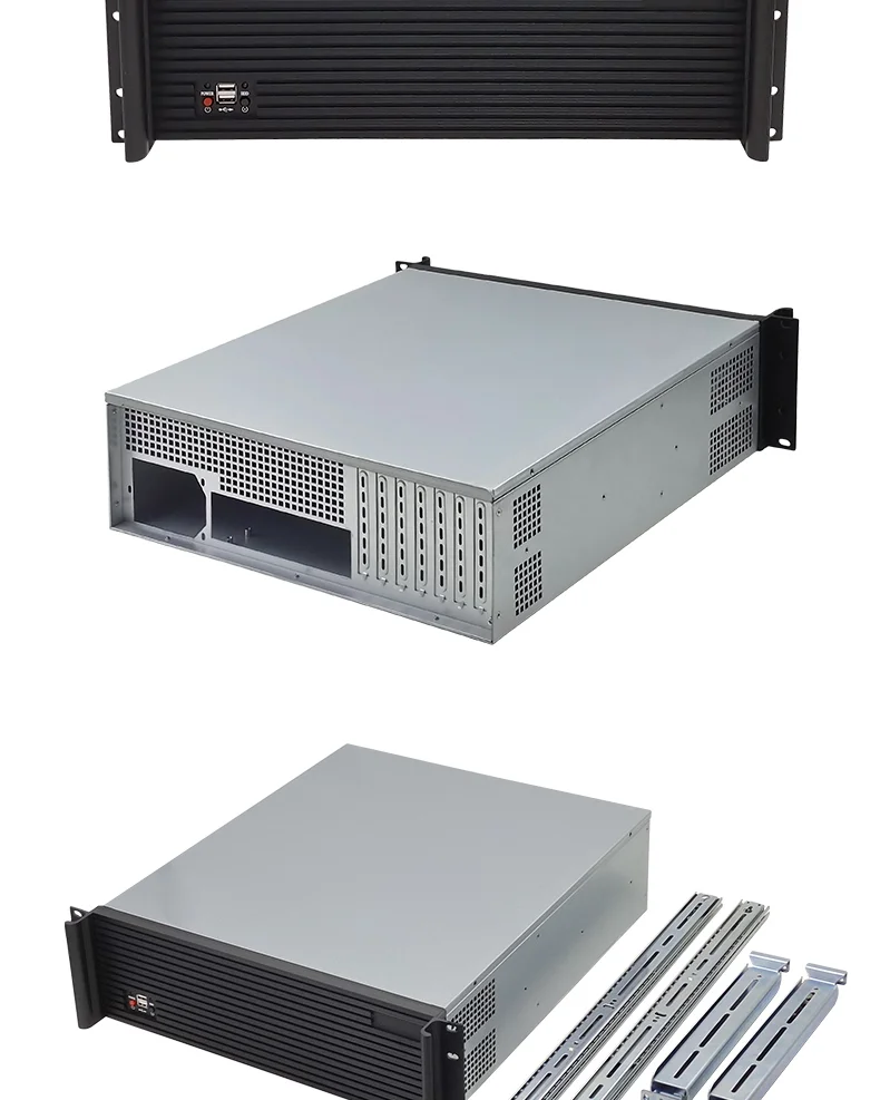 Factory Standard 3U Rack Mount Server Case for Video Surveillance