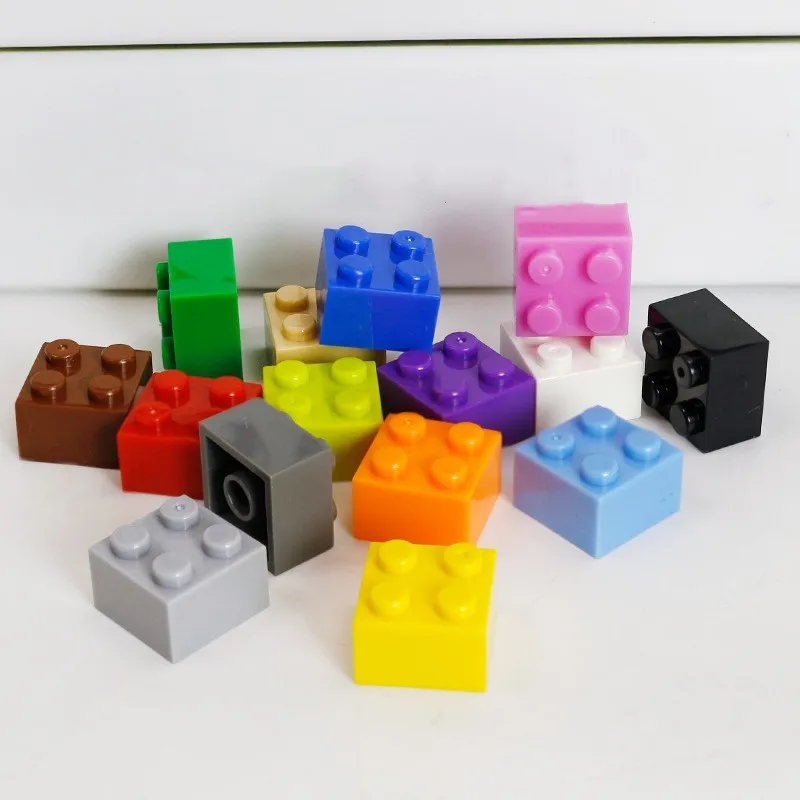 2x2 Basic High Brick for Legoes City 2*2  Building Blocks Legoes Friends Plastic Kids Toy  Diy Toys Part (NO.3003)