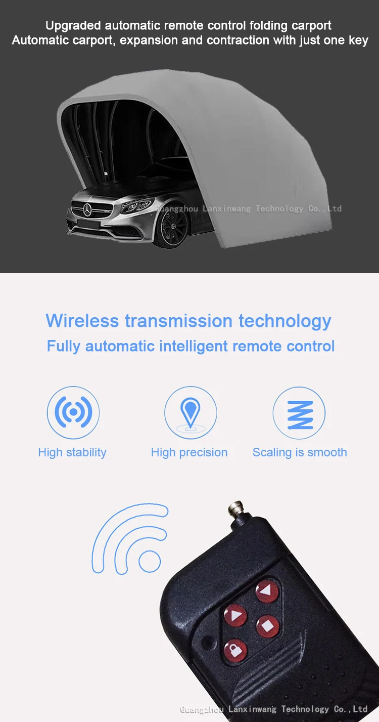 Remote Controlled Folding Carport Carports For Car Parking Folding