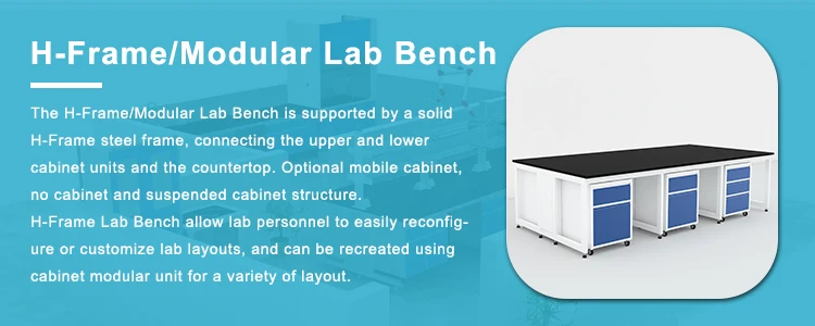 Modular Laboratory Furniture With Lab Storage Cabinet Mobile Lab Bench ...