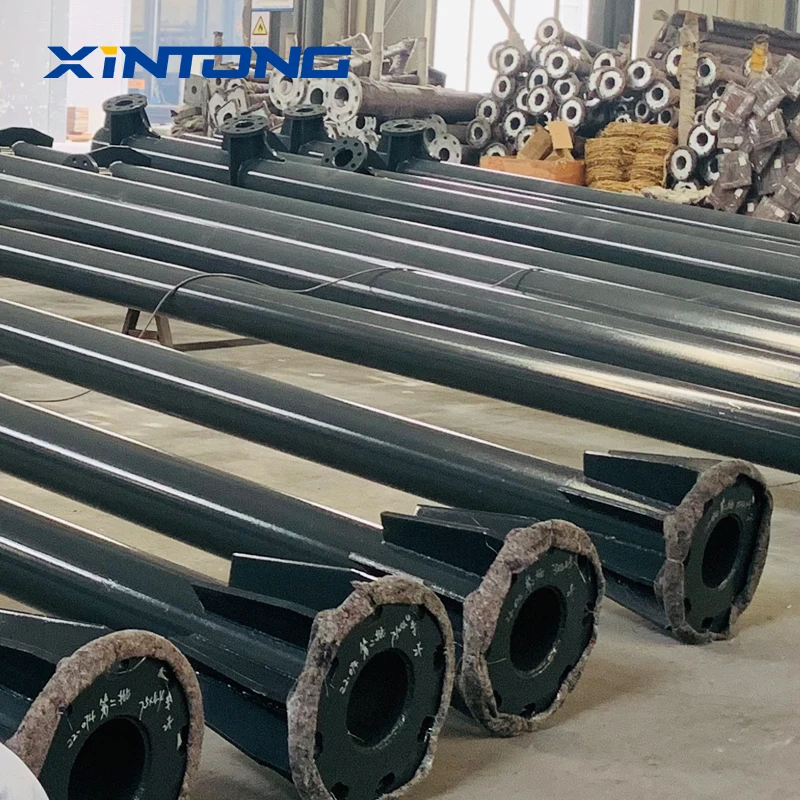 XINTONG 12-метровый уличный фонарь с двойной солнечной батареей