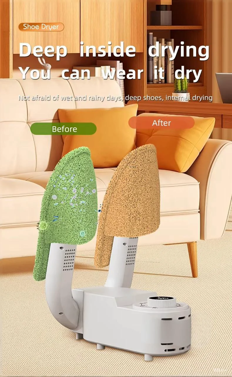 Retractable Shoes Dryer Household Folding Timing Baking Shoes Dryer Smart Touch Screen Automatic Hot Air Deodorant Shoes Dryer