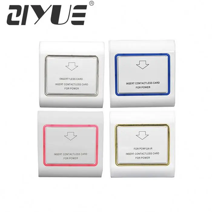 Energy Saving 40 Amp RF Key Card Switch Hotel Insert Wall for Apartment Use