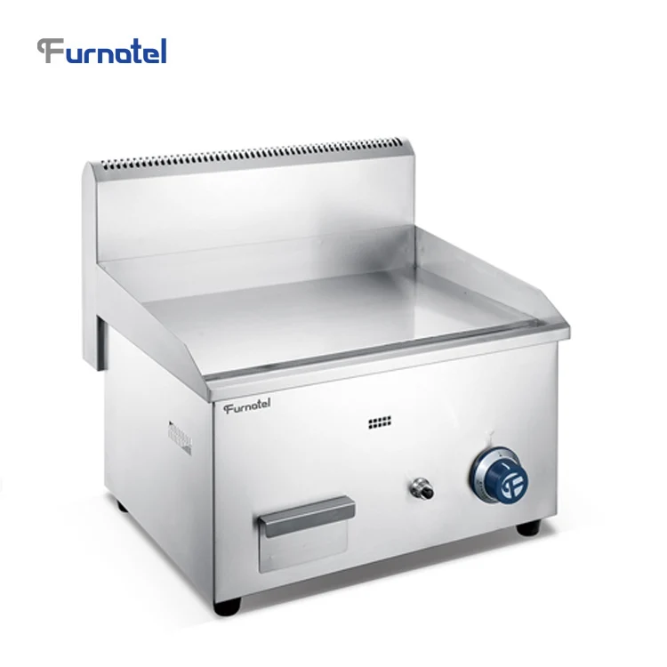 Commercial Counter/Stand Stainless Steel Flat Plate Gas Grill Griddle