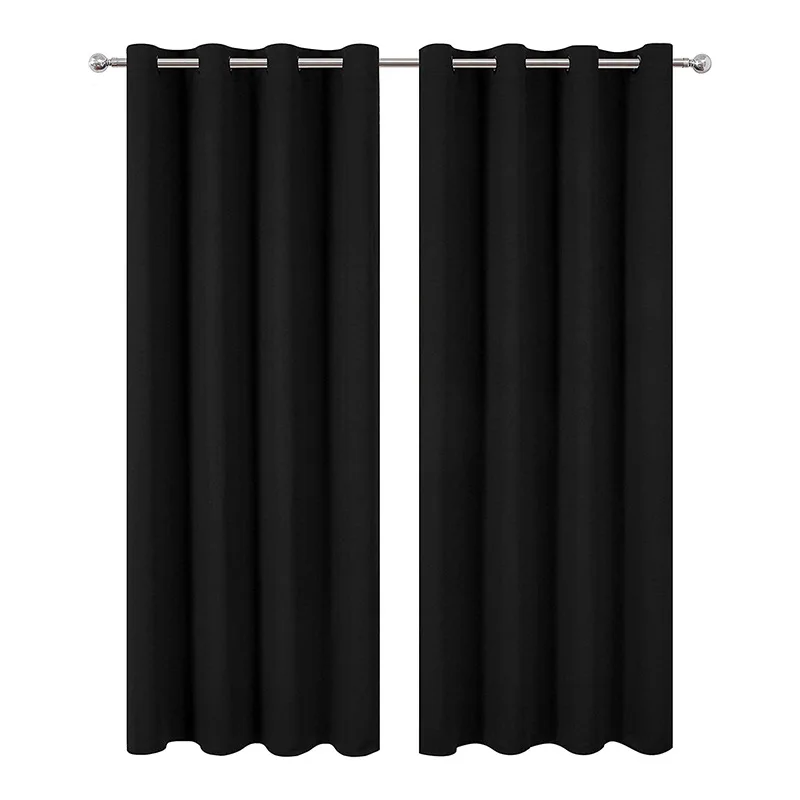 High Quality Solid Color Curtains in Stock Plain Color Curtains Ready to Ship White Color Curtains