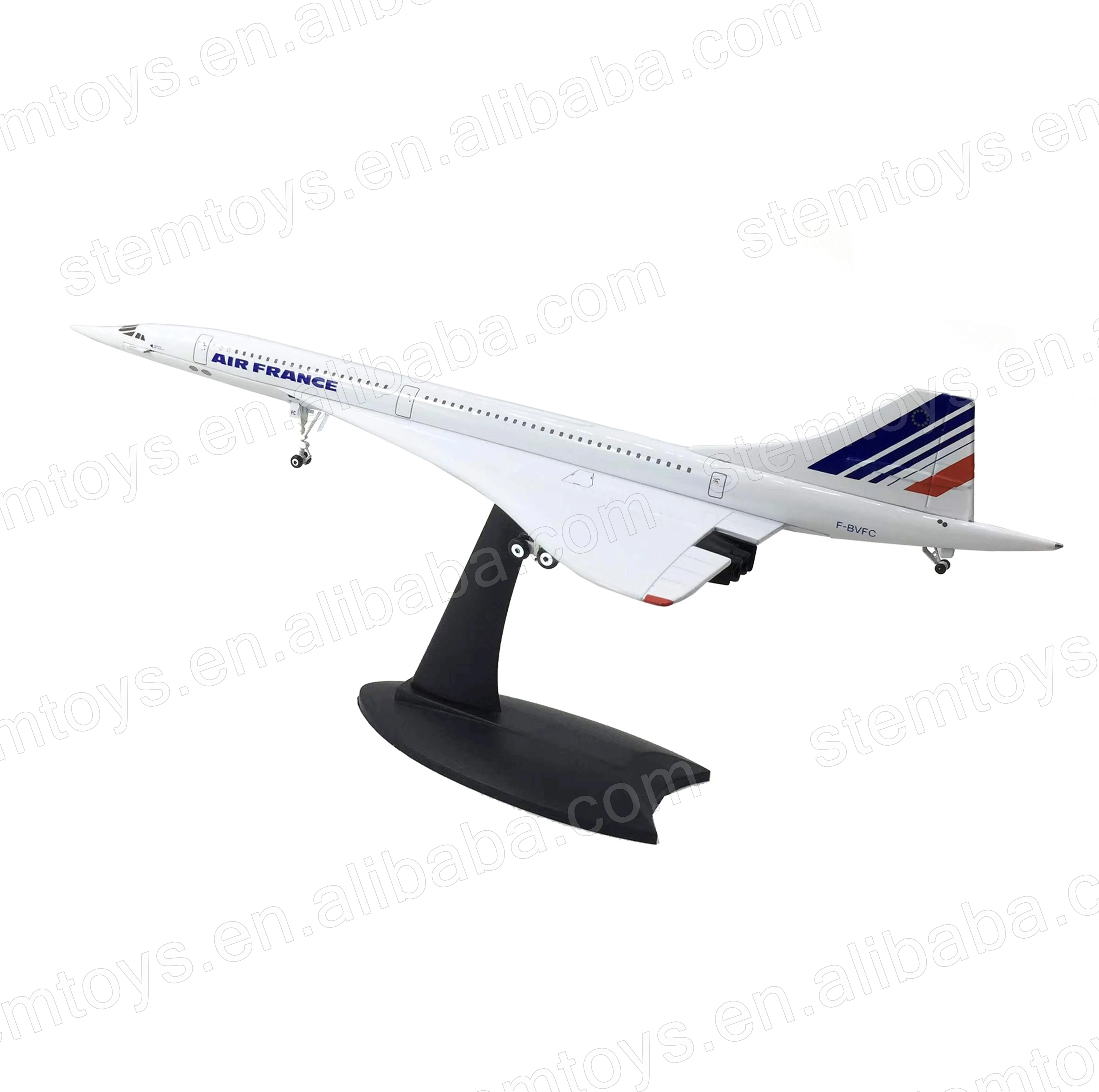 1/200 Scale British Airways Air France Concorde Plane Model
