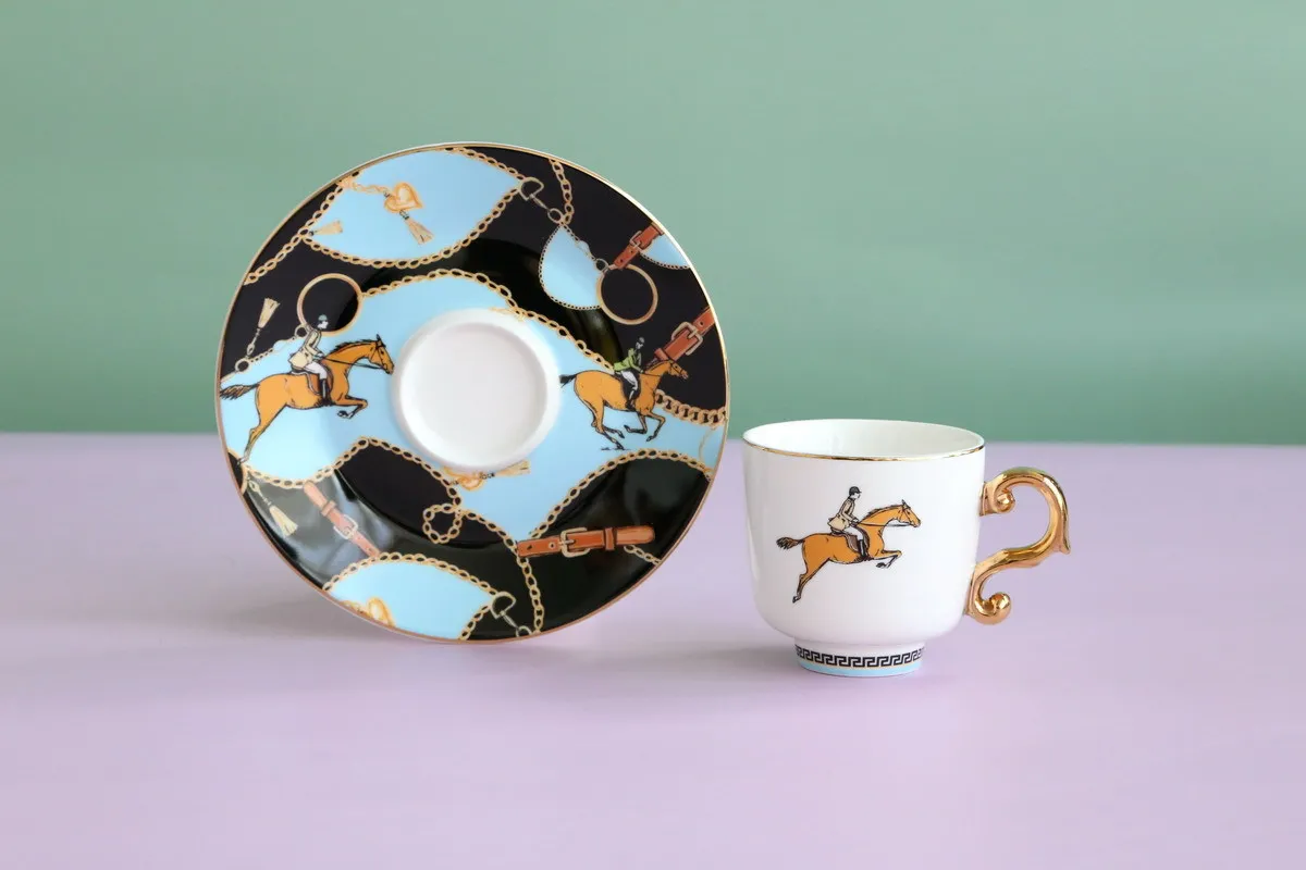 Cheval d'Orient tea cup and saucer n°3