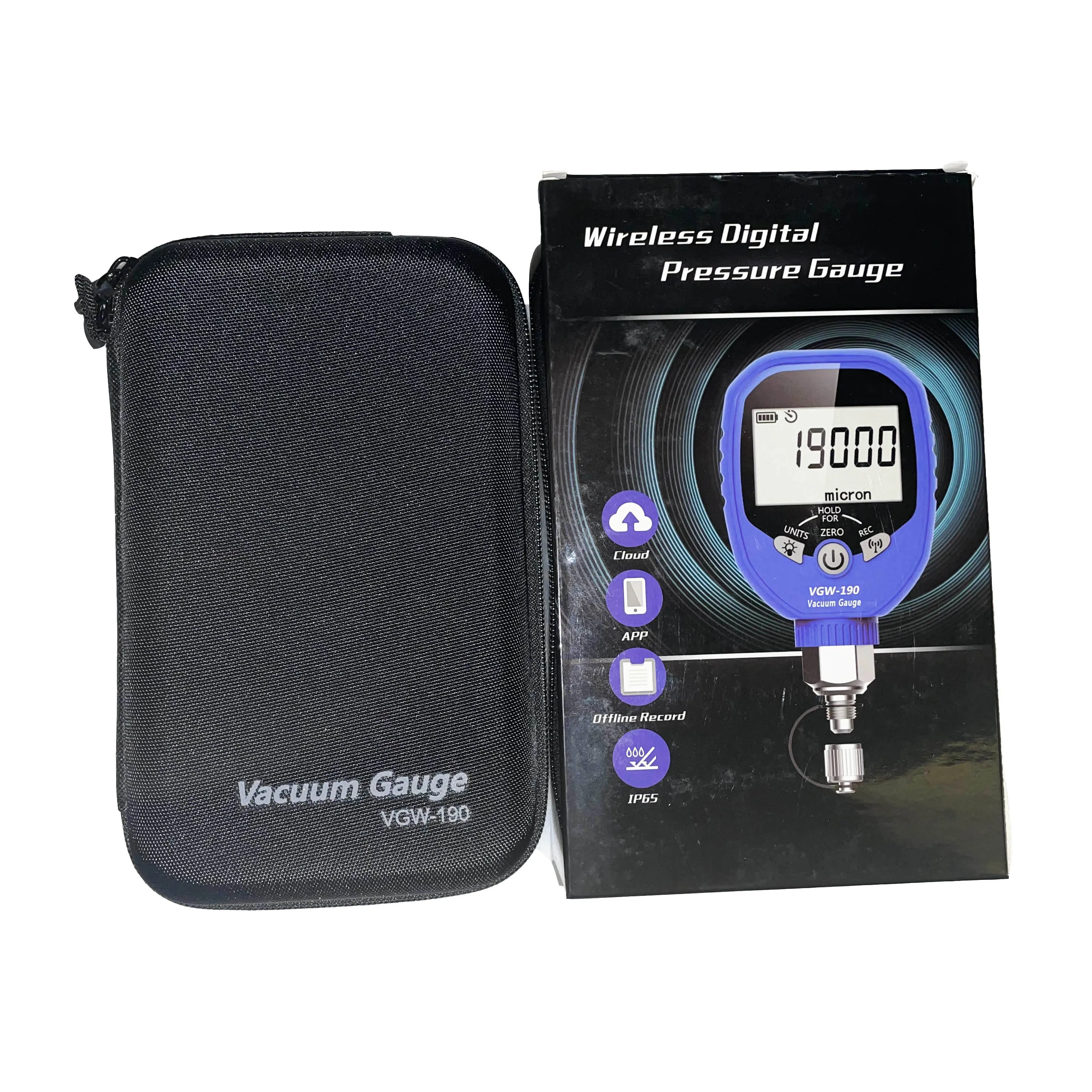 Vgw760 Wireless Digital Vacuum Gauge Micron Gauge For Hvac Micron Meter Refrigerant Vacuum