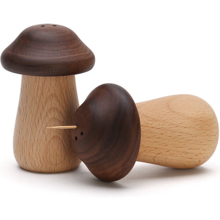 Креативный домашний декор в форме Грибов Буковый орех деревянная коробка для зубочисток держатель Индивидуальный размер