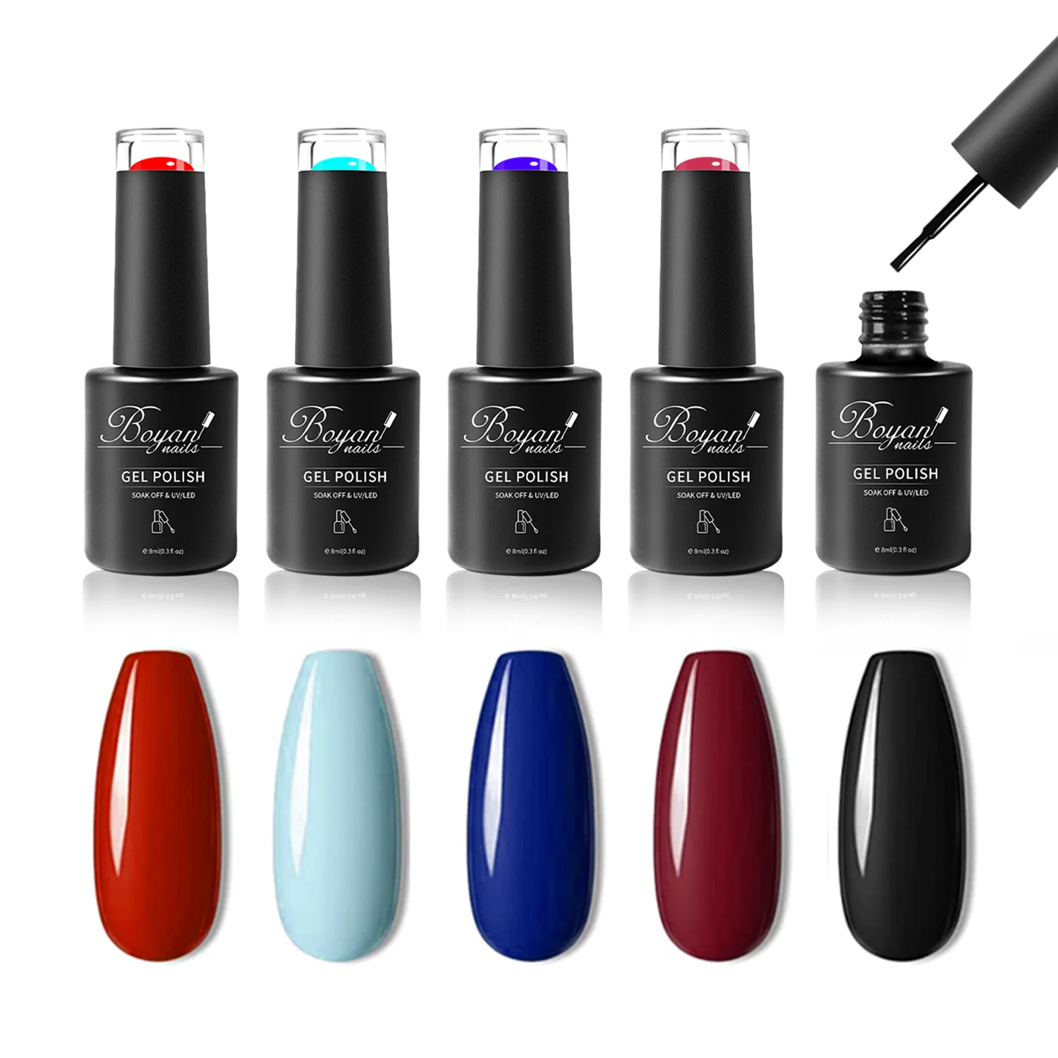 Новое поступление оптовая продажа легкое использование полноцветный УФ-светодиод 15 мл набор для гель-лака