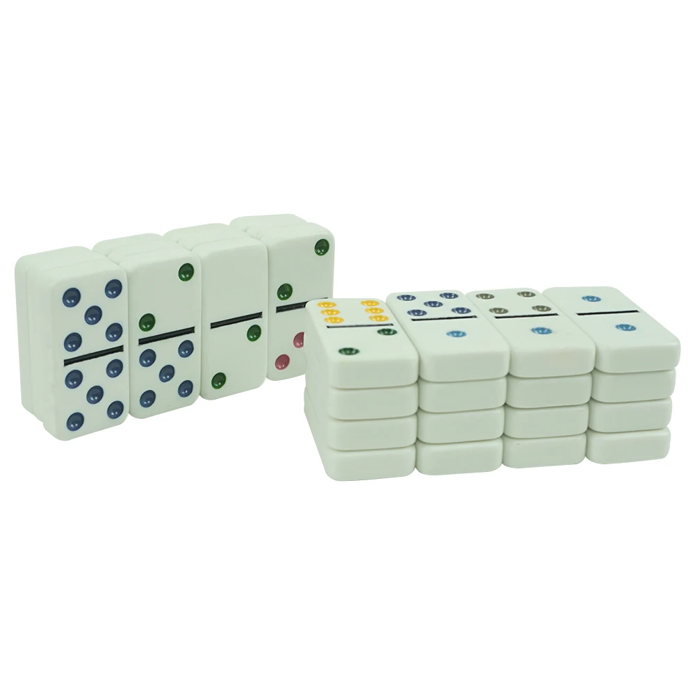 Buy VGRASSP Double Six Color Dot Design Dominos for Kids - Set of 28 - Comes with a Metal Tin Buy VGRASSP Double Six Color Dot Design Dominos for Kids - Set of 28 - Comes with a Metal Tin