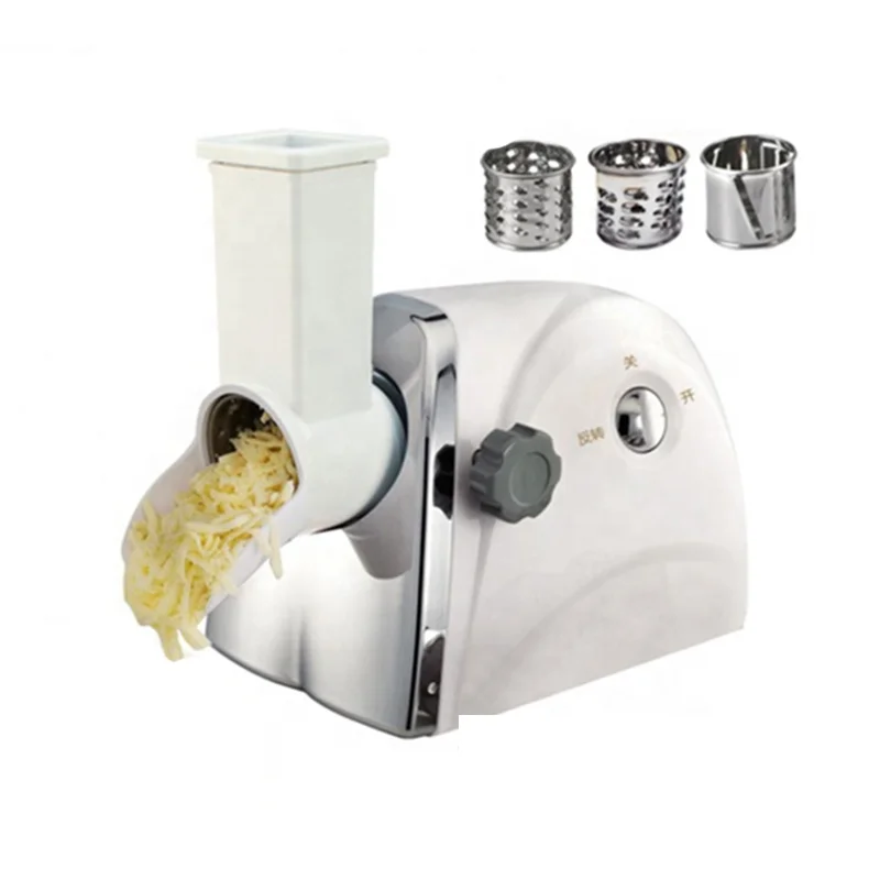 Cheese Slicer Electric Commercial Automatic Hard Cheese Shredder Grater Household Vegetable Cheddar Cheese Slicing Machine