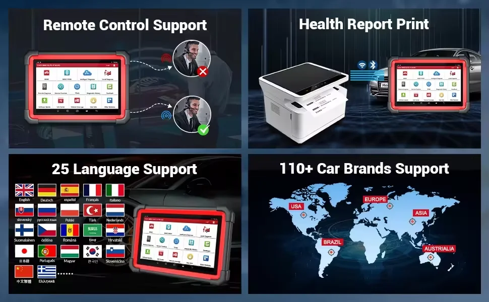 2025 LAUNCH X431 IMMO ELITE Car Diagnostic Scanner Computer Machine Programming Tools Android Bluetooth Worldwide for All Cars